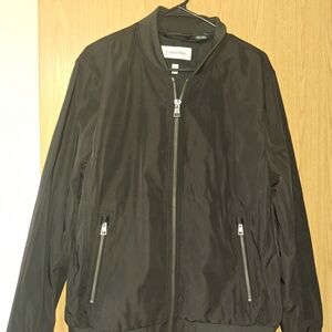 Calvin Klein Men's Black Bomber Jacket